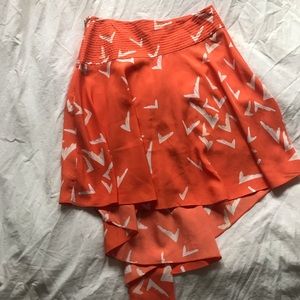 Paper bird Anthropologie skirt
